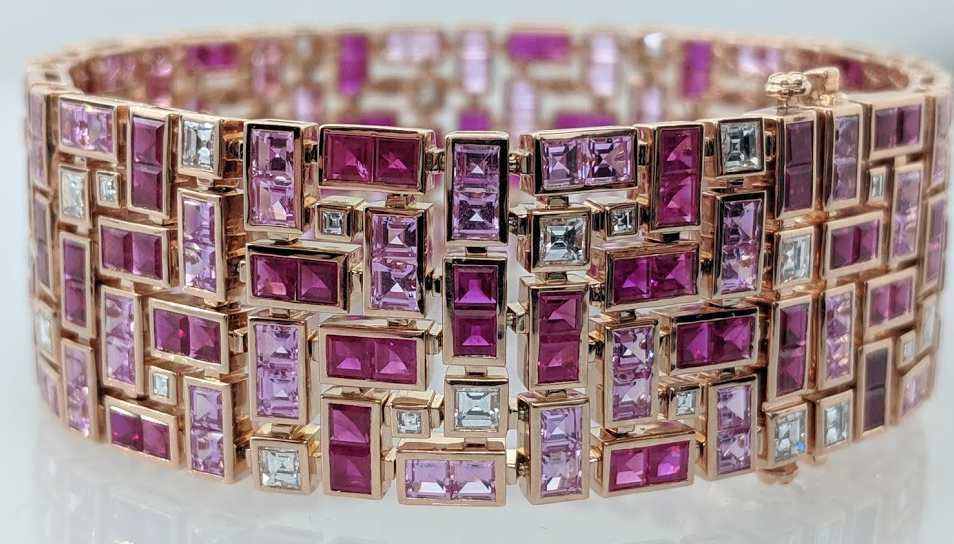 Robert Procop Masterpiece ruby and sapphire bracelet